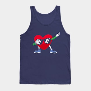 Dabbing Heart Emoji Tank Top